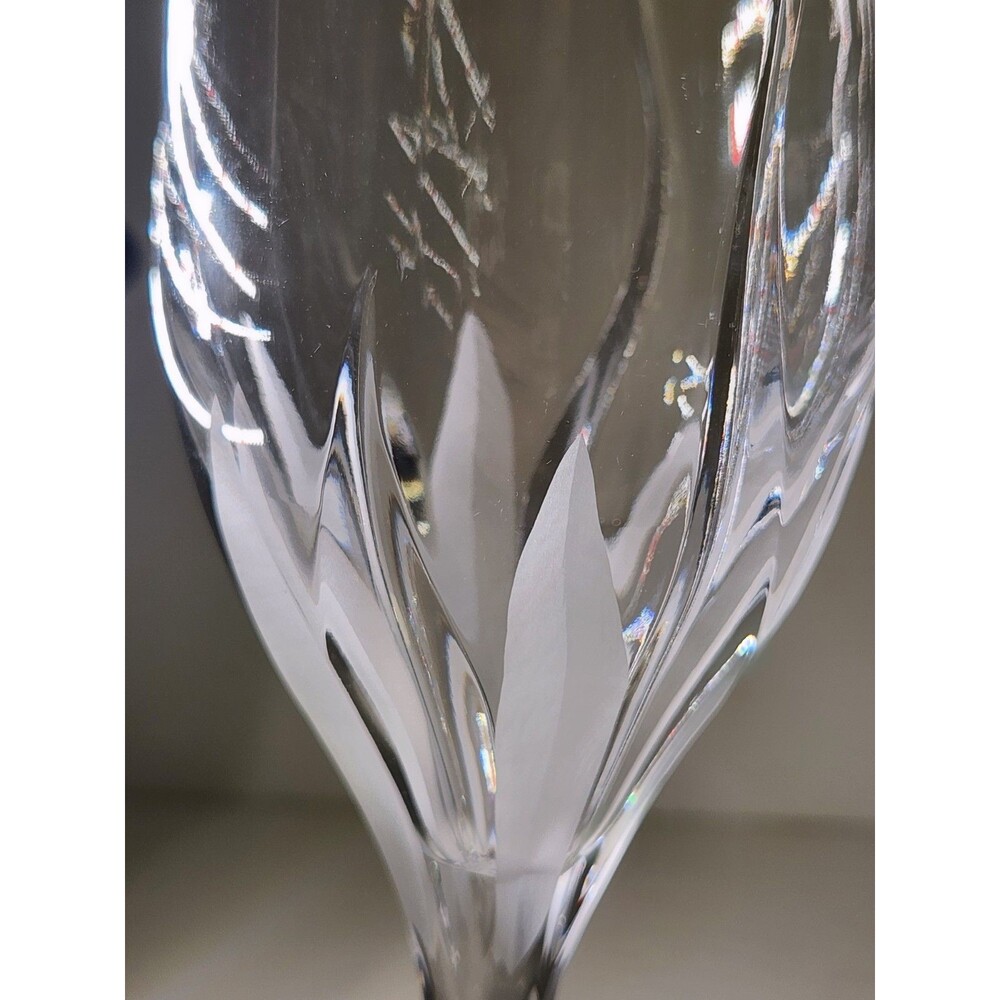 Set Of 5 Mikasa Flame D'Amore Water Goblets Glasses Wine 9" Discontinued - Picture 10 of 14